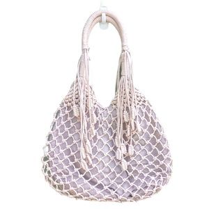 Monserrat De Lucca Boho
Natural Cream Woven Knit Lined X-
Large Shoulder Bag